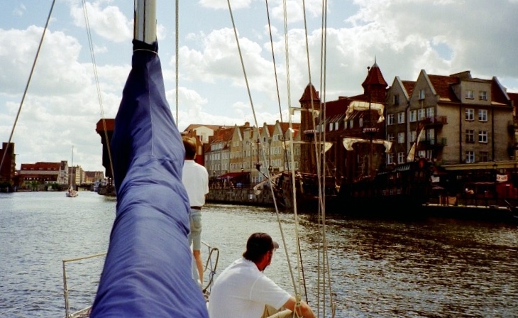 Bild: Einlaufen Danzig mit der RHE