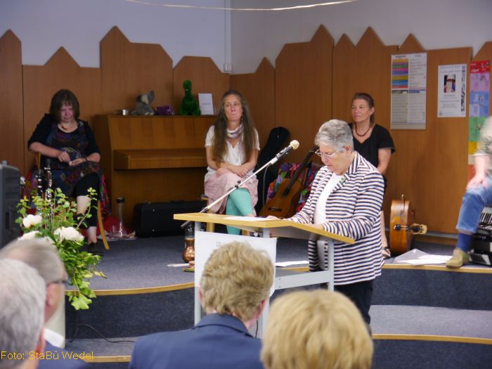 Gru&szlig;wort Sabine L&uuml;chau
&Ouml;ffnet im separaten Fenster 
&copy; StaB&uuml; Wedel